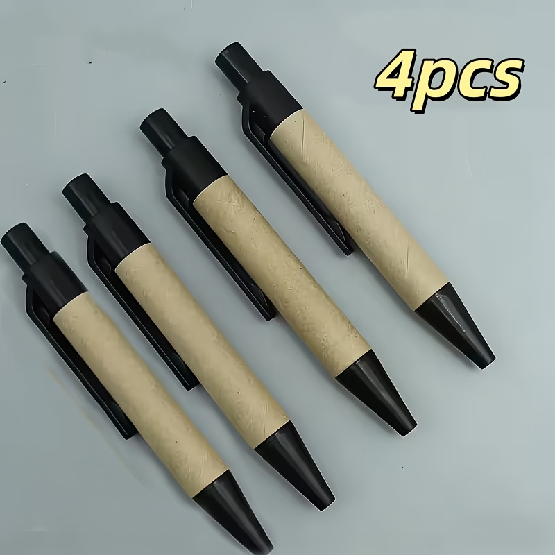 TEMU Confezione da quattro mini penne a sfera telescopiche, penna per scrittura e , mix e abbinamento e , cancelleria da e compatta, adatta per uso ,