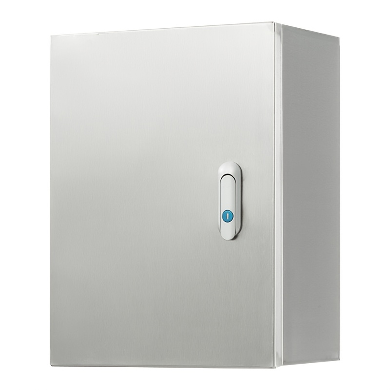 durable stainless steel outdoor junction box   waterproof 25x15x30cm lockable electrical enclosure with painted   ideal for outdoor use   enclosure sleek metallic     feature