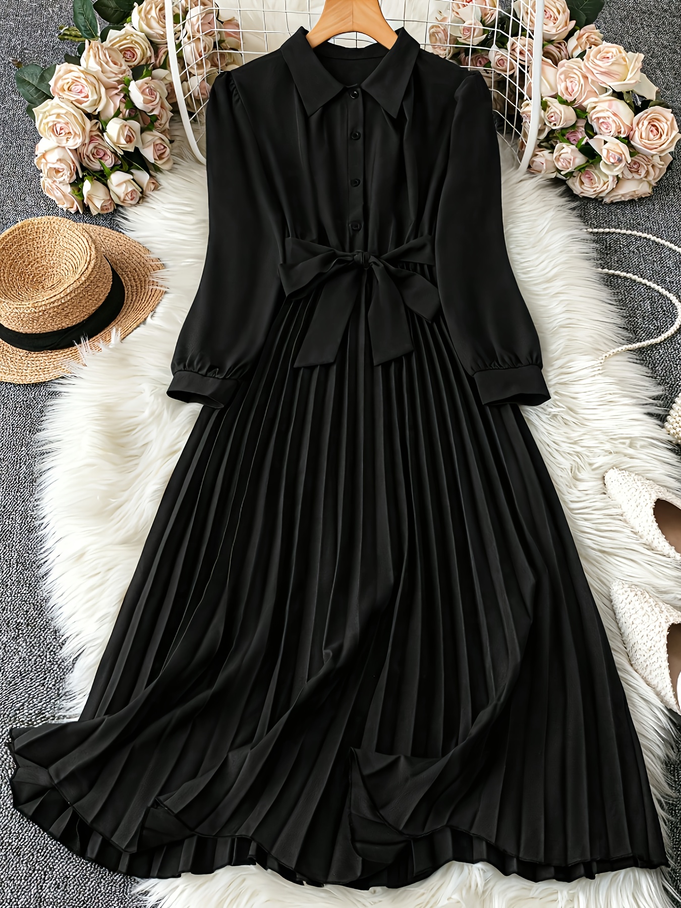 black dresses long sold on Temu United States