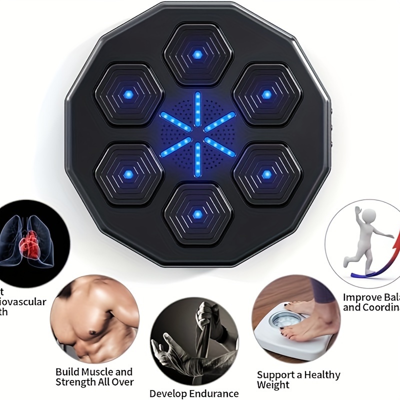 Smart Boxing Trainer Music Wall mounted No drill Temu