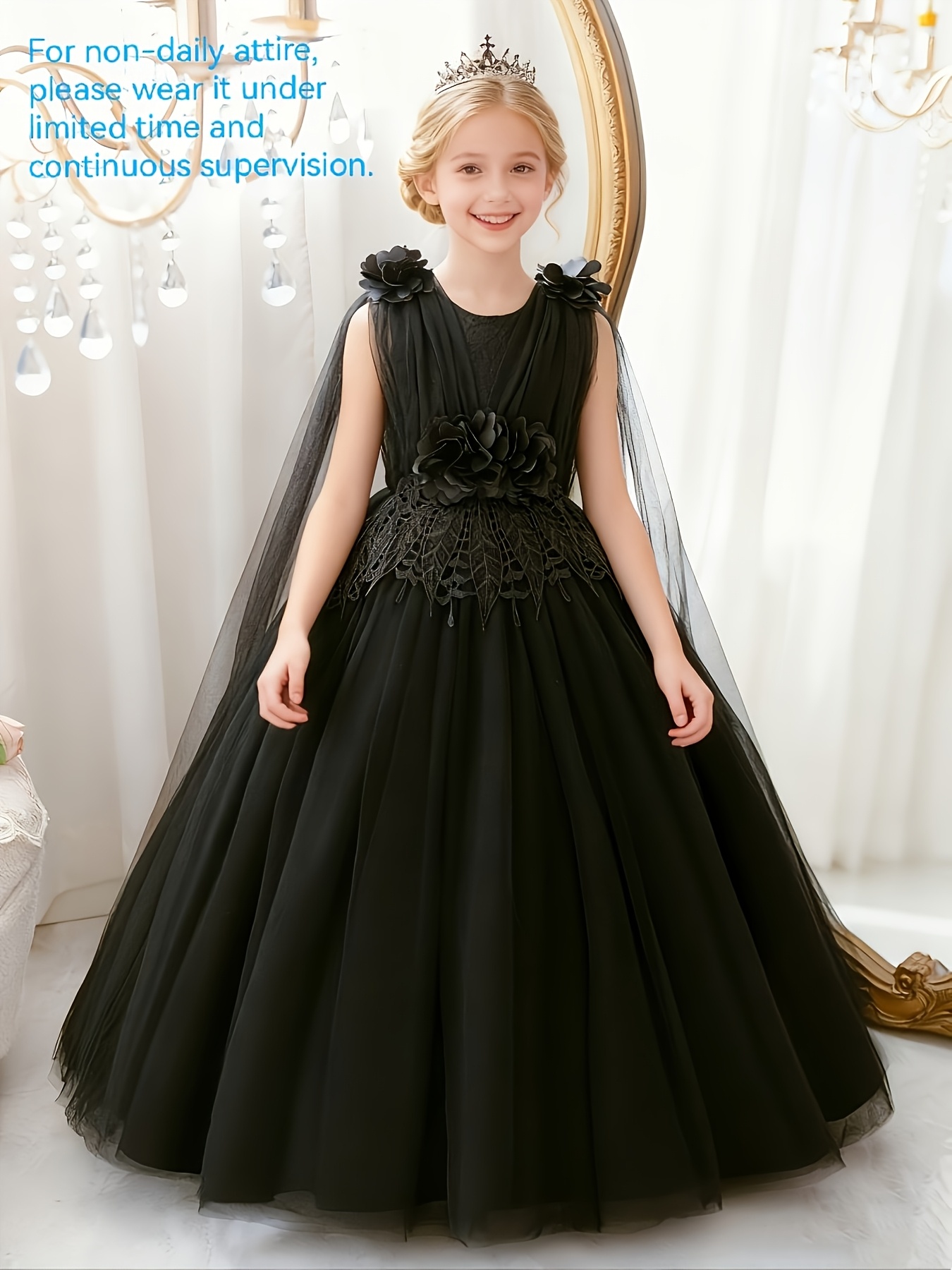 open lace back dress Black and Pink Wedding Gown,Princess V-Neck Bridal Gown,WD01071, US26W / White