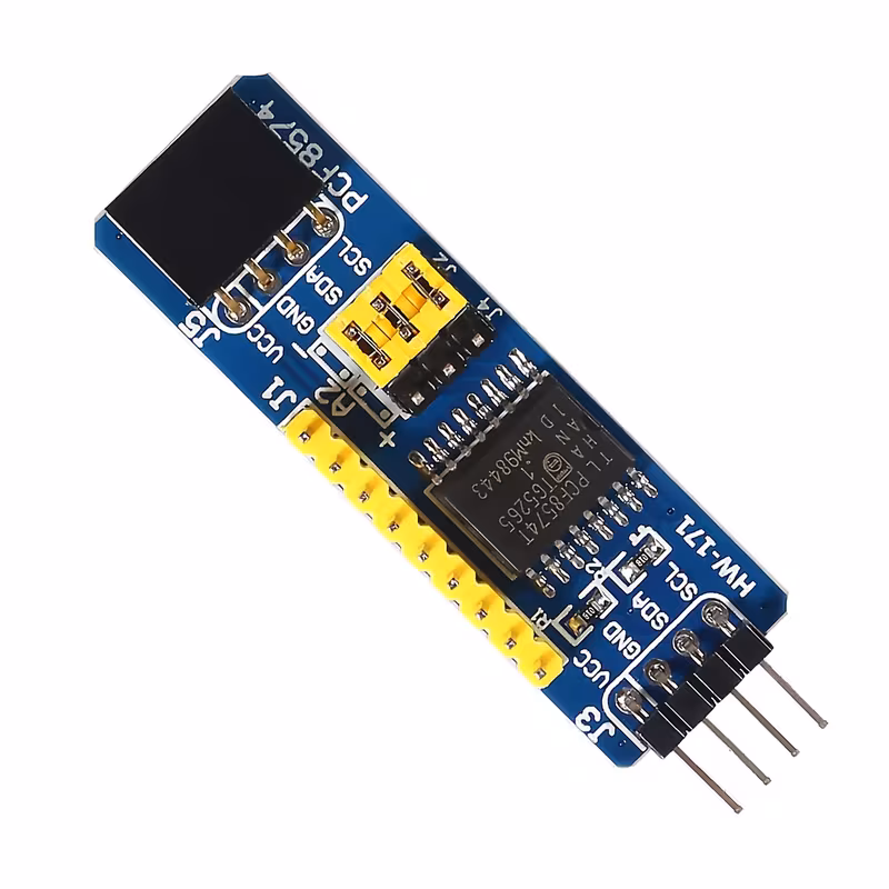 4/2/1 יחידה pcf8574t pcf8574 לוח הרחבת io מודול מוצר לוגי i2c מודול הרחבת io מודול הרחבת i/o מודול פיתוח בדיקת רכבת i2c, מממש פונקציות מרובות של ממשק i/o, מתאים ל-avr, arm, וכו פרטי מוצר 3