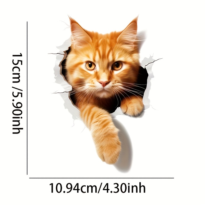 Ginger Wall Decals, Stickers Suitable For Cars, Fridges, Toilets, And Rooms, Packaged As Gift