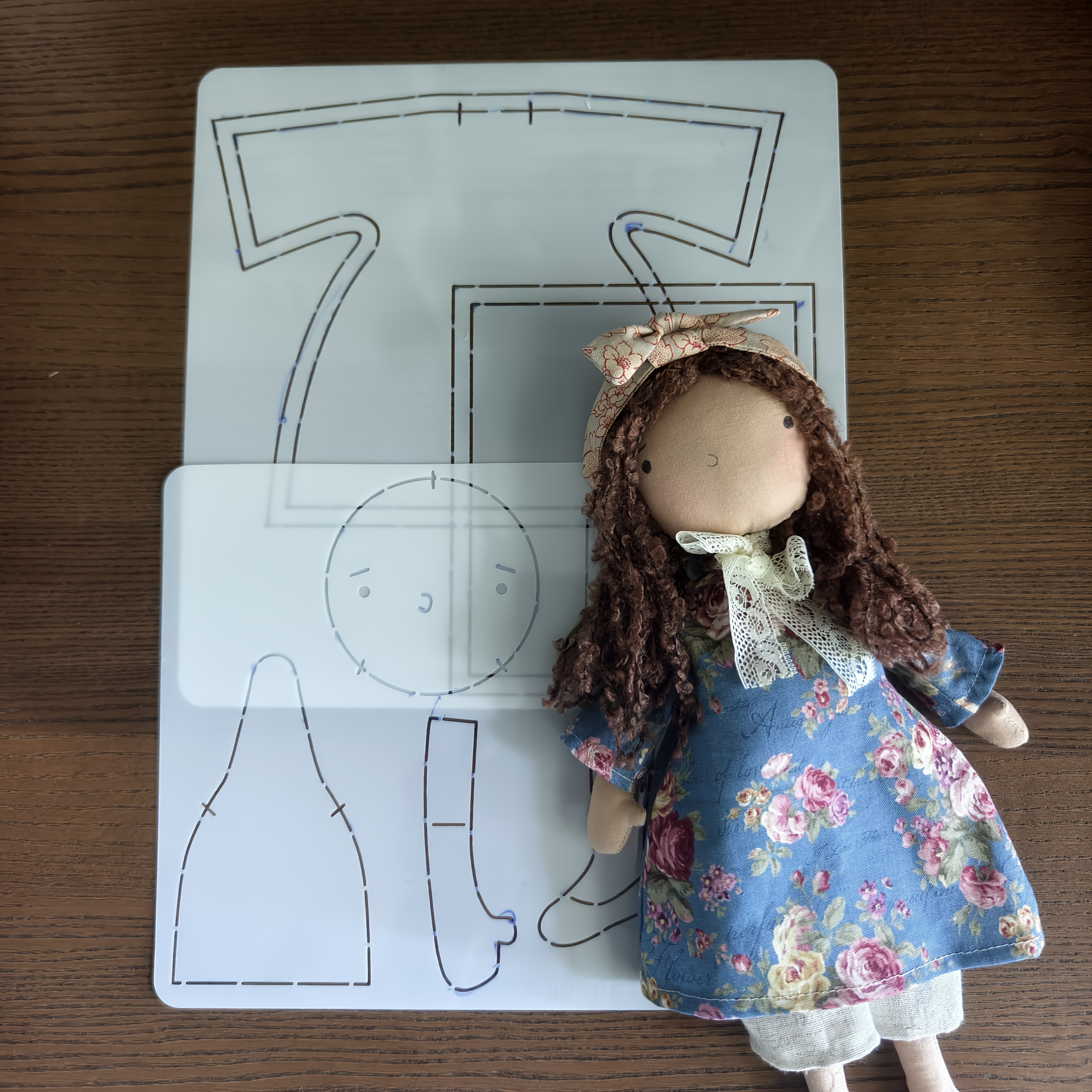doll pattern sold on Temu United States