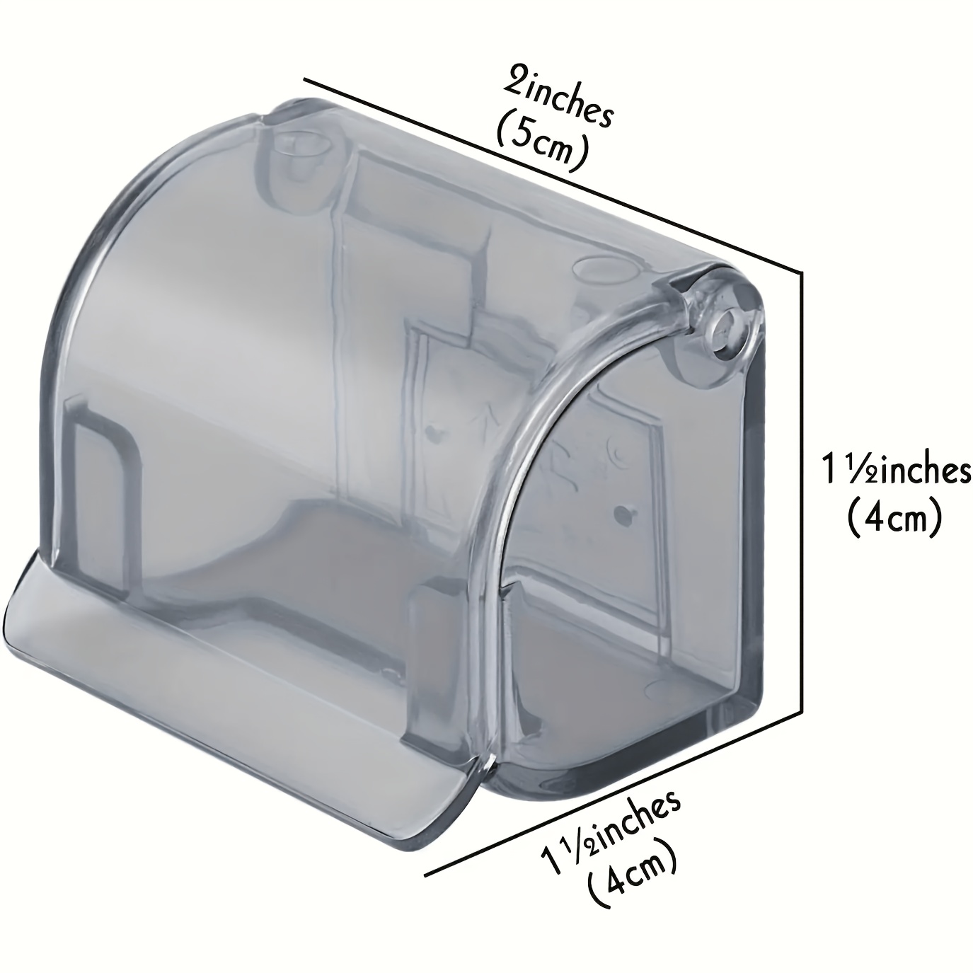 TEMU Shaving Brush Holder Storage Box, No-drill Dustproof Drainage Storage