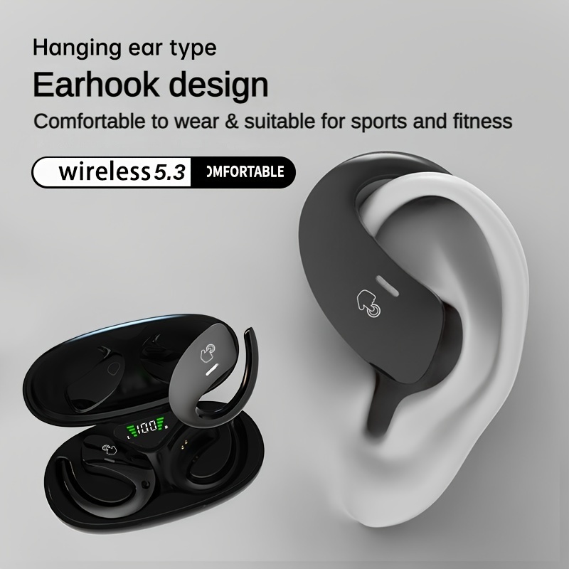 

Ear Earphones, Wireless -in And Ear , 240h Long , Led Display Charging , Suitable For Running, , Cycling, , And Headphones