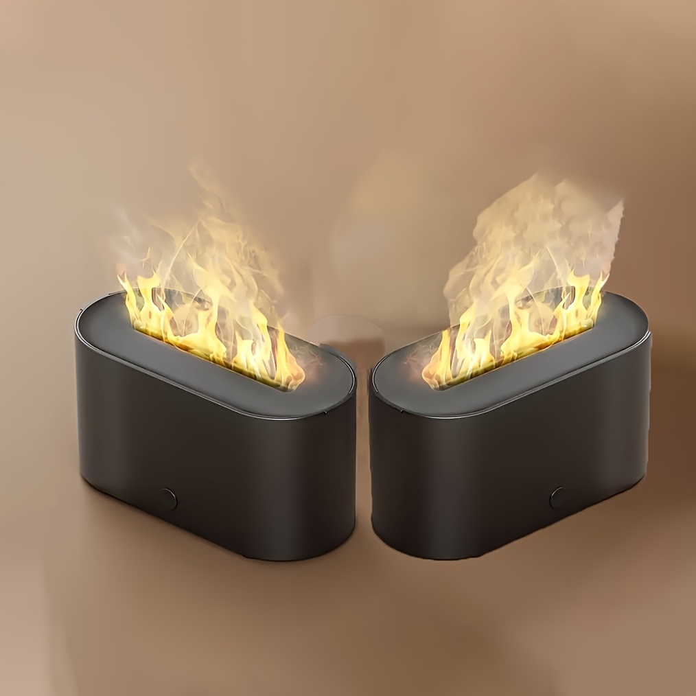 7   effect humidifier aroma diffuser with essential oil   usb powered   operation ideal for home office and ambient lighting perfect bedroom gift aroma diffuser and humidifier 2pcs black 13