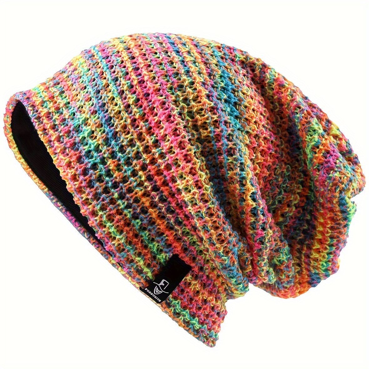

1pc Women Knit Slouchy Beanie Turban Winter Beret Hat Colorful Warm Hat Trendy Head Decoration
