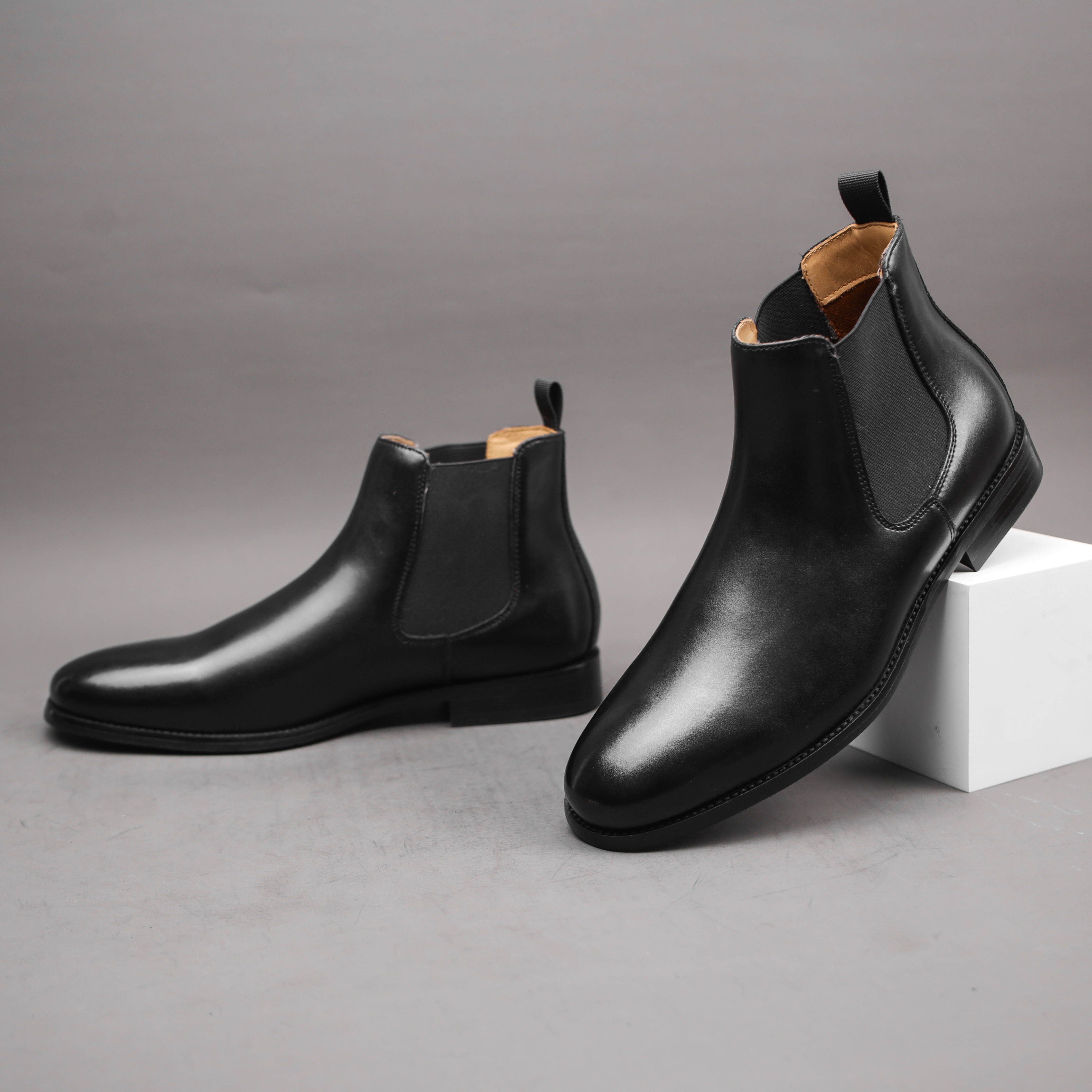 botas cuero hombre botines cortos tobillo punta Temu Uruguay