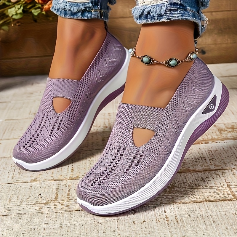 womens breathable mesh sleeve sports shoes lightweight and comfortable walking shoes pvc sole and cloth shoe pad multi color multi purpose shoes details 6