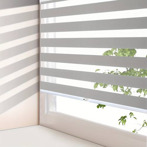 zebra shades retractable roller blinds double layer blackout day and night shades curtains
