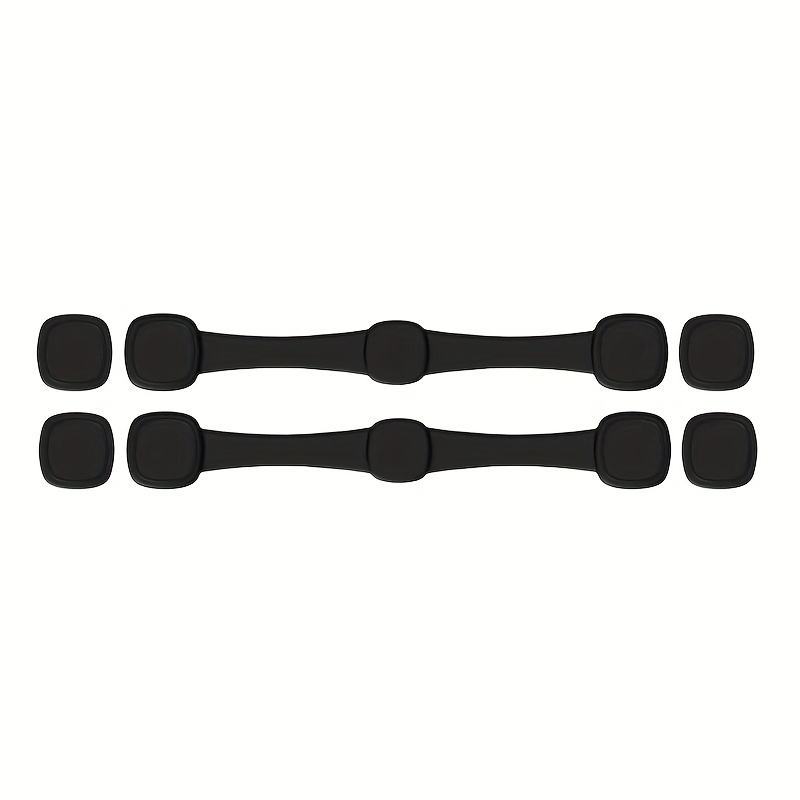 TEMU 6pcs Set Of Silicone Magnets For Air Fryers - Square Design, Suitable For All Magnetic Air Fryers, Safe And Space-saving Design, Strong Metal