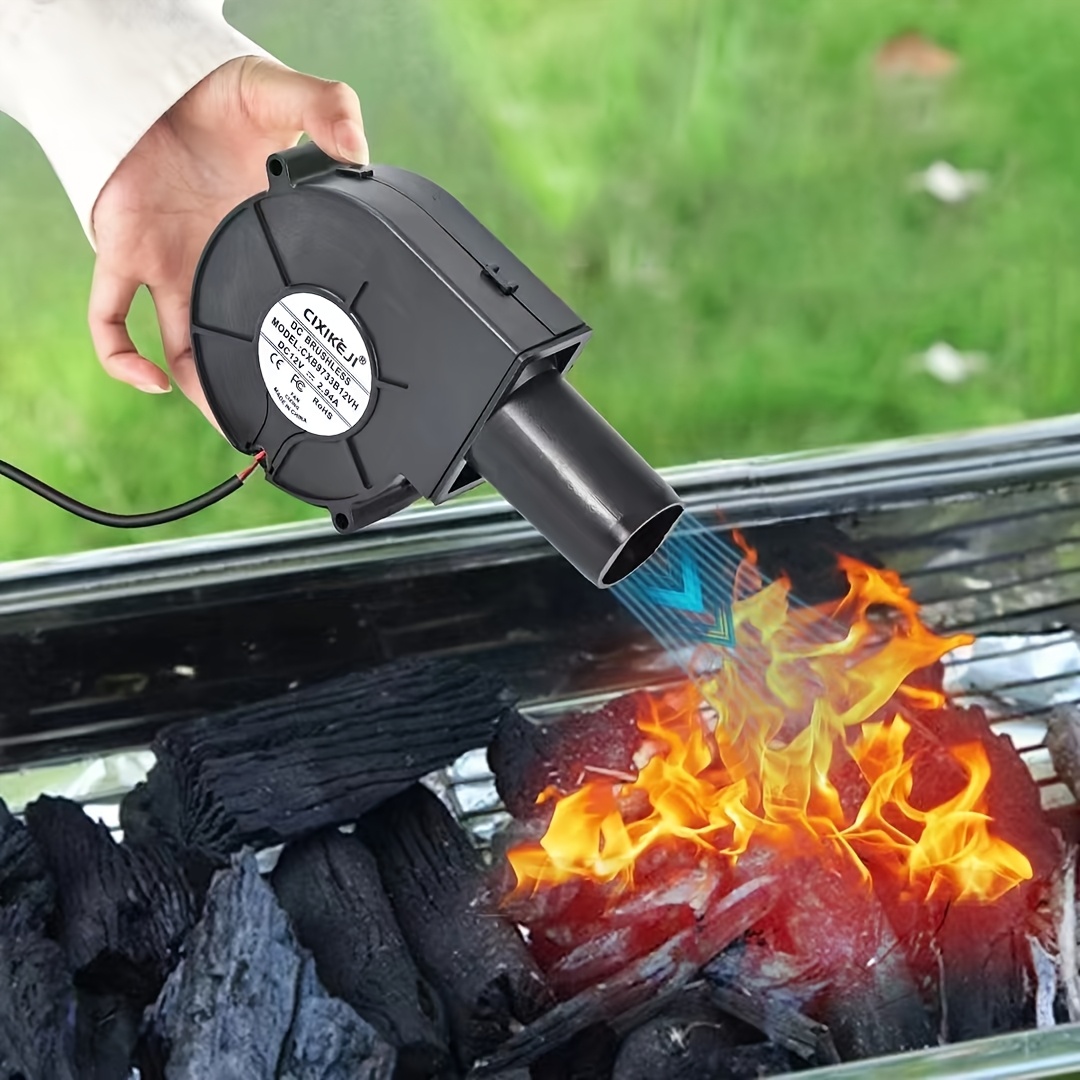 Turbo Blower USB 5V Per Barbecue E Campeggio: Ventola Con Regolatore Di Velocità, Ricarica USB, Compatta E Resistente Al Calore Per Grigliate