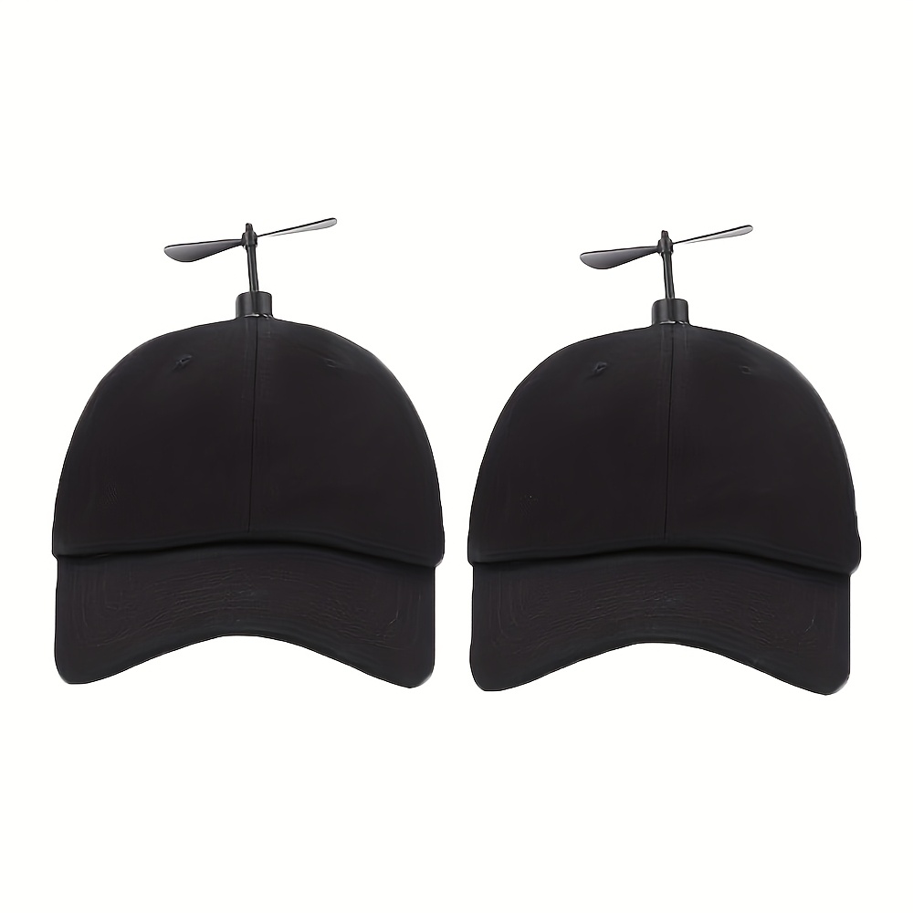 E-shop 2 Stk. Lustige Propeller-Mützen im Baseball-Stil, Mehrere Farben erhältlich, Unisex