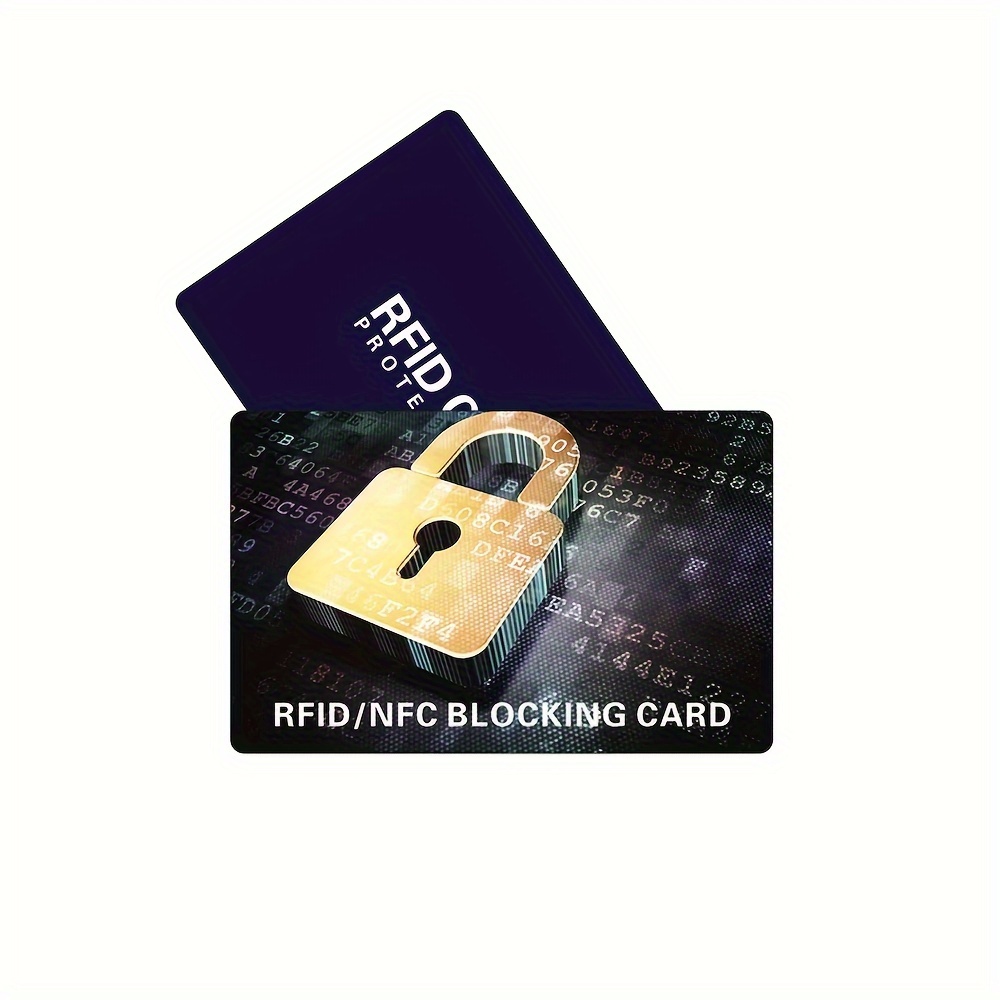 

Rfid Blocking Card Nfc Cards Protection Men Or Women Credit Card Holder Theft Prevention Key Tag