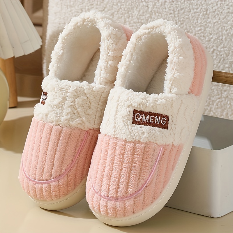 TEMU -lined Slippers For - , Fleece /outdoor Thick