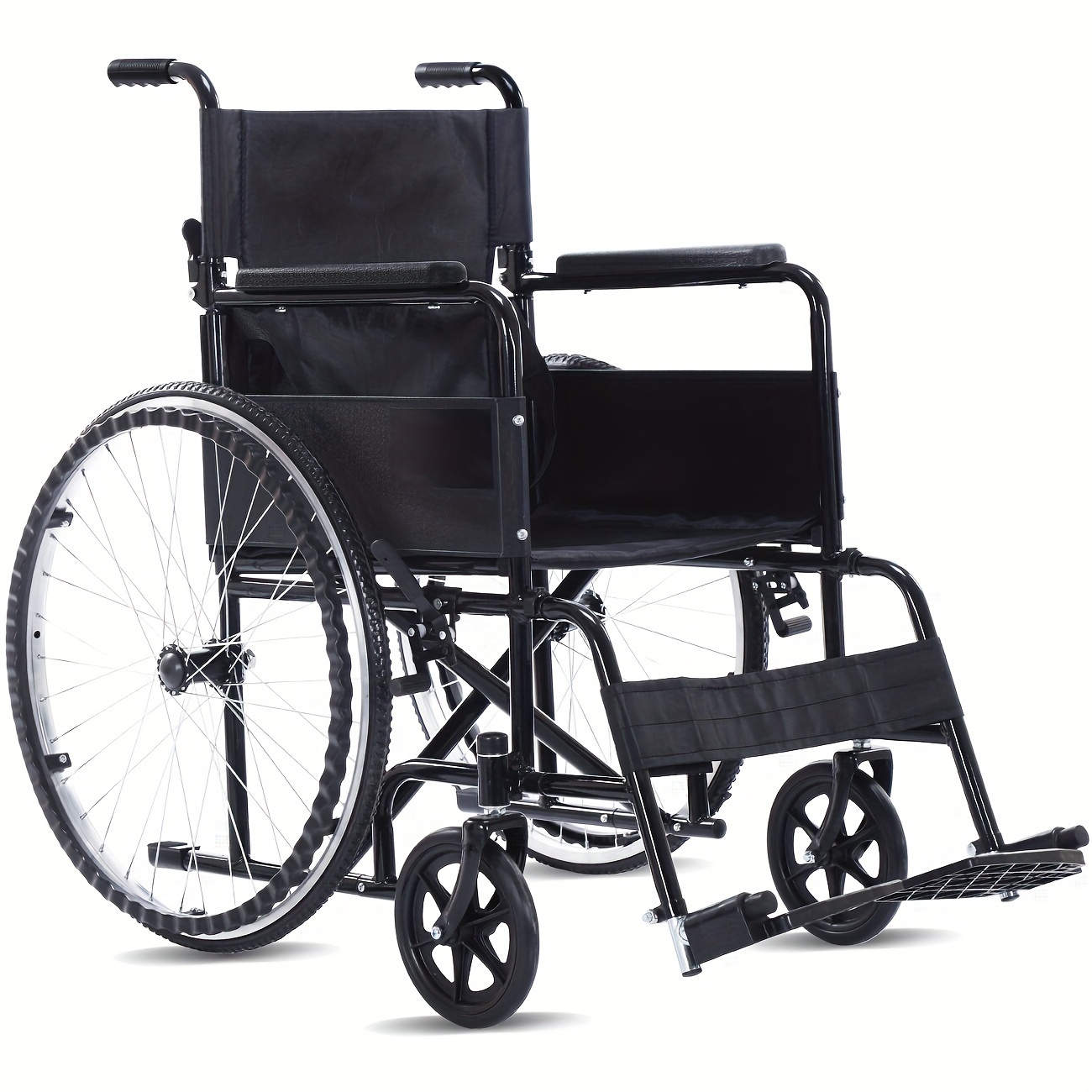 

Wheelchair Portable Folding Wheelchair For Adults And Seniors To Travel Without Family