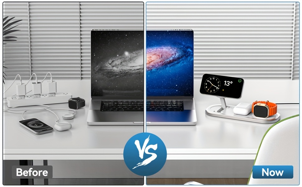 3 in 1 wireless charger for iphone foldable charging station compatible with iphone 16 15 14 13 12 pro max pro   suitable for iwatch 10   se 6 5     ultra fits pro 2 3 4 Product details 2