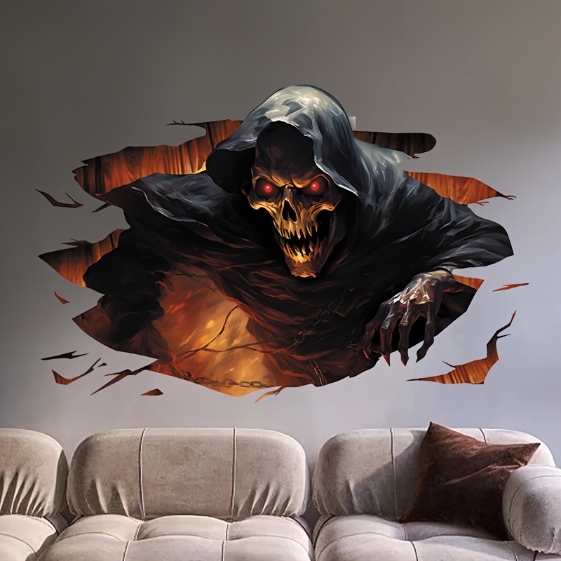 

[ ] -through Decal - -adhesive Halloween Decor For , , And Entryway