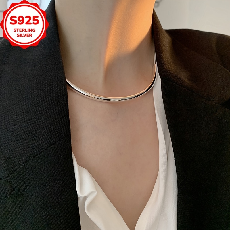 Retro Low Allergy Ring Necklace for Women