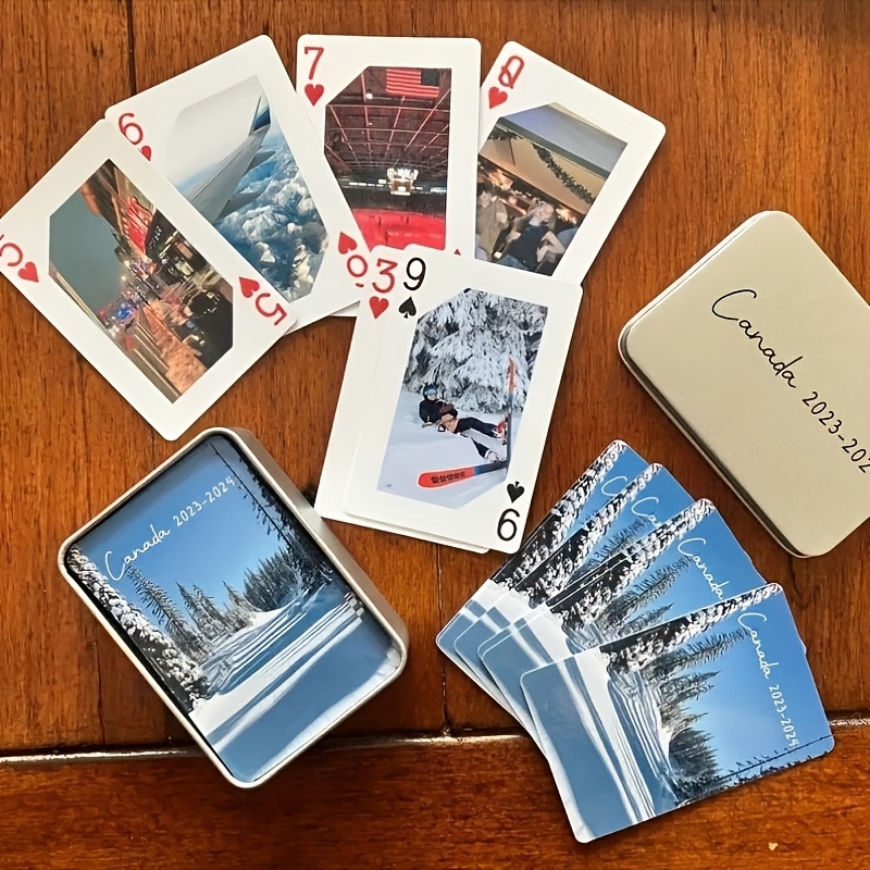 TEMU Memory Playing Cards, Travel Photo Album, Couple's Travel Gift
