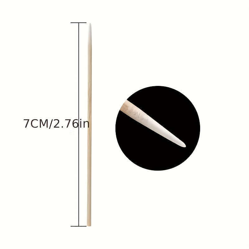 195pcs Disposable Multifunctional Nail Art Remover Sticks