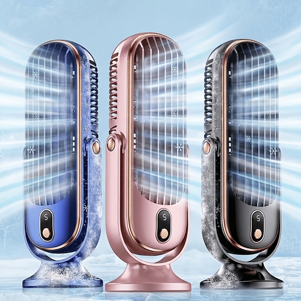 2026 new   portable usb charging table fan compact   design powerful airflow 5 speed control ideal for   camping and   relief essential outdoor rv desktop cooling fan