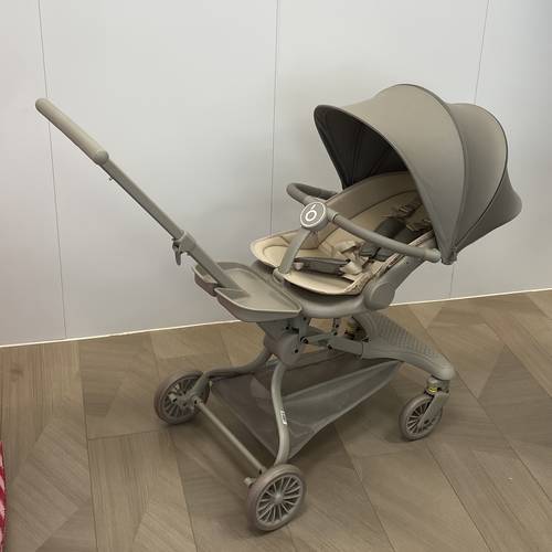 smooth steering lightweight stroller dual brakes front wheel shock absorption dual detachable three position sunshade compact and foldable