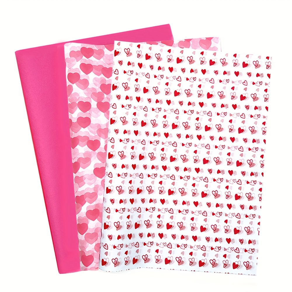 

Valentine's Day Tissue Paper Measuring 14x20 Inches, Wrapping Gifts, Gift Bags, Floral Arrangements, Birthday Celebrations, Day, Easter, Wedding Decorations, Holiday Parties, Diy Crafts, And More.