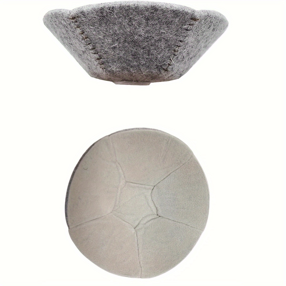 

Premium Canary & Finch Nesting Felt - Chemical Fiber Acrylic, Light Gray With Soccer Ball Design, Cozy & For Birds, Bird Accessories