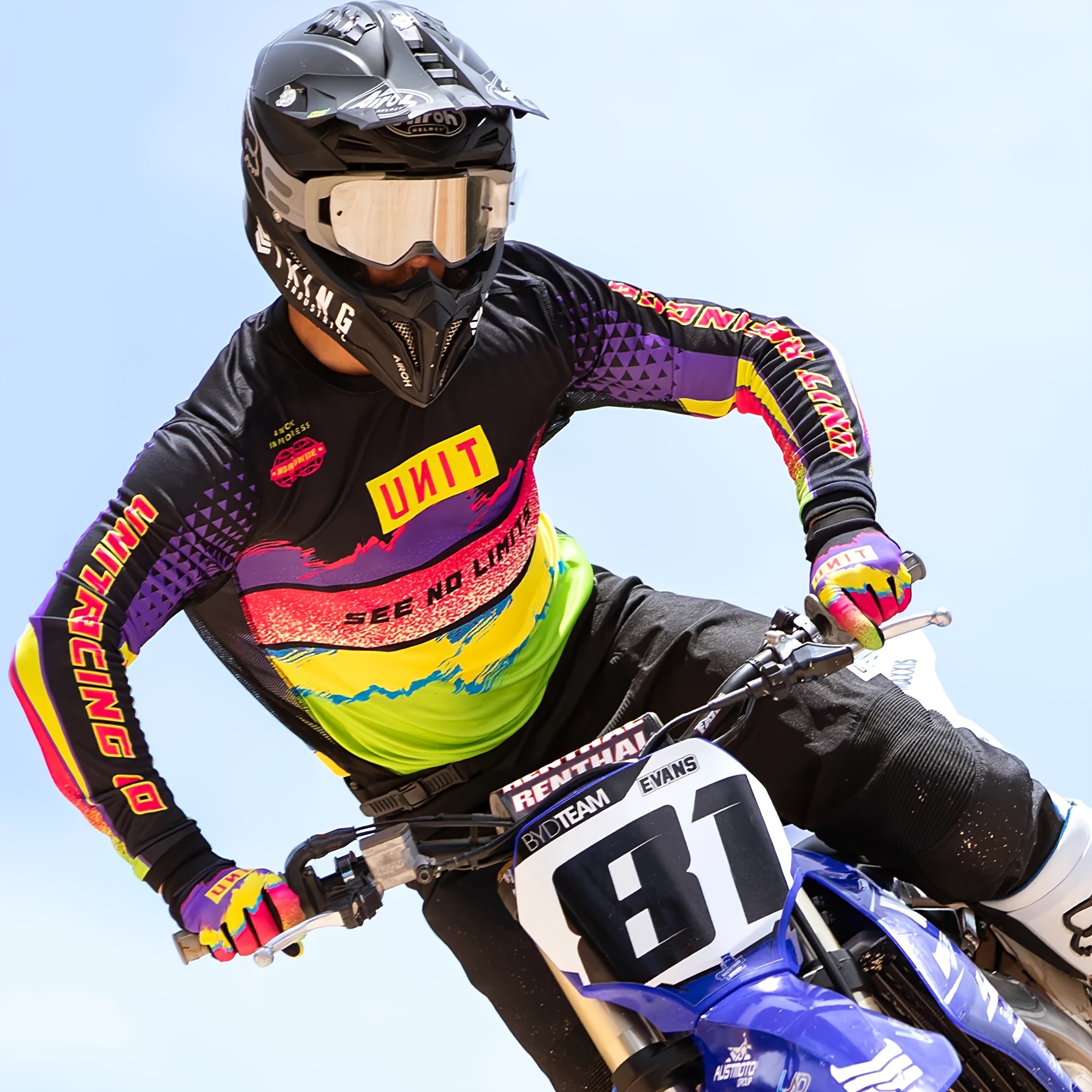 mens motorcycle riding shirt motorcycle suit off   riding suit quick drying long sleeved t shirt suitable for motorcycle and mountain bike riding