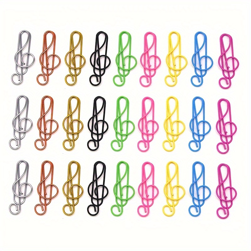 

24pcs Shaped , Metal , Assorted , Iron , For Bookmarks, Sheet , Documents & Organization