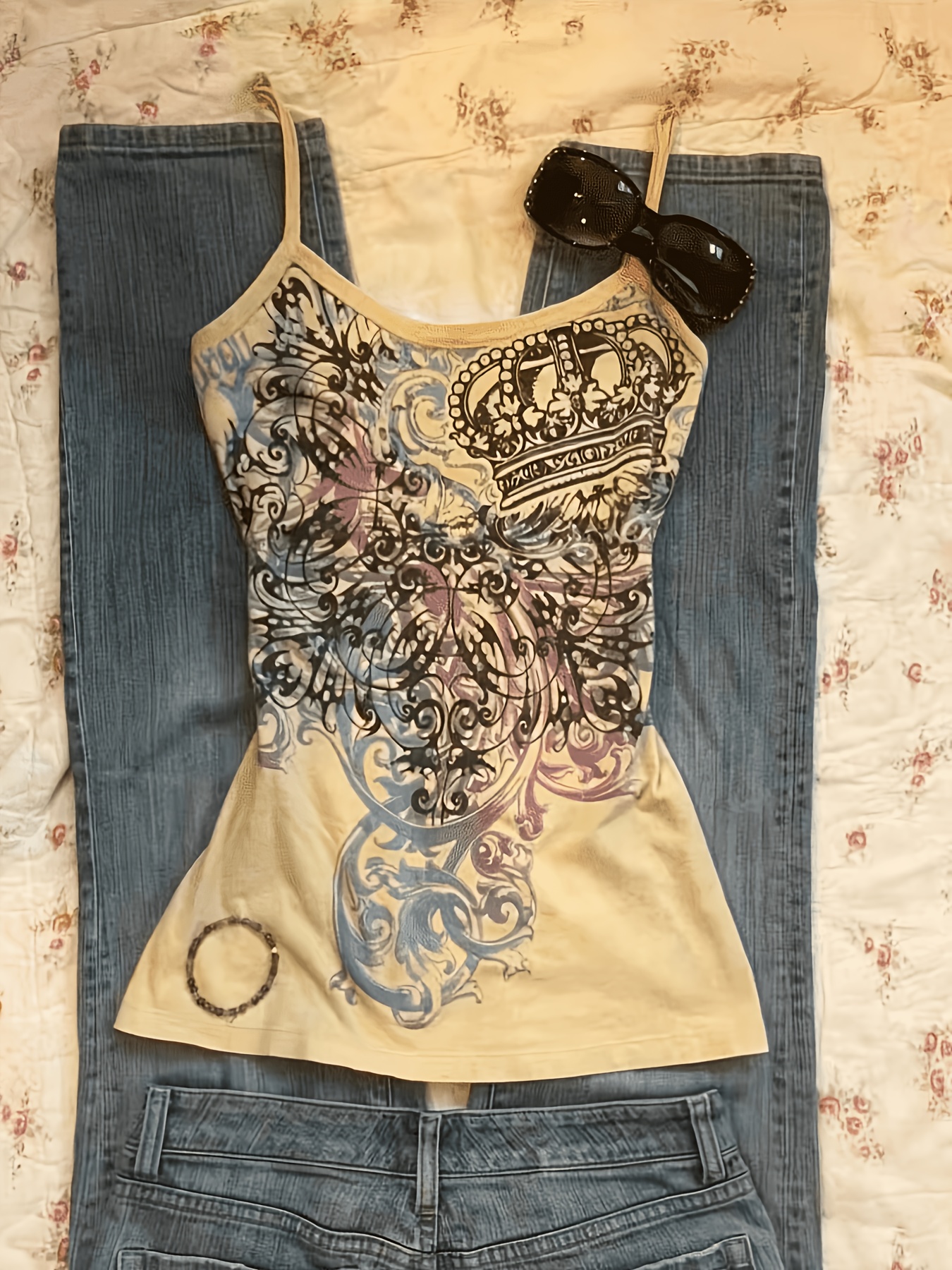 tank tops y2k sold on Temu Canada