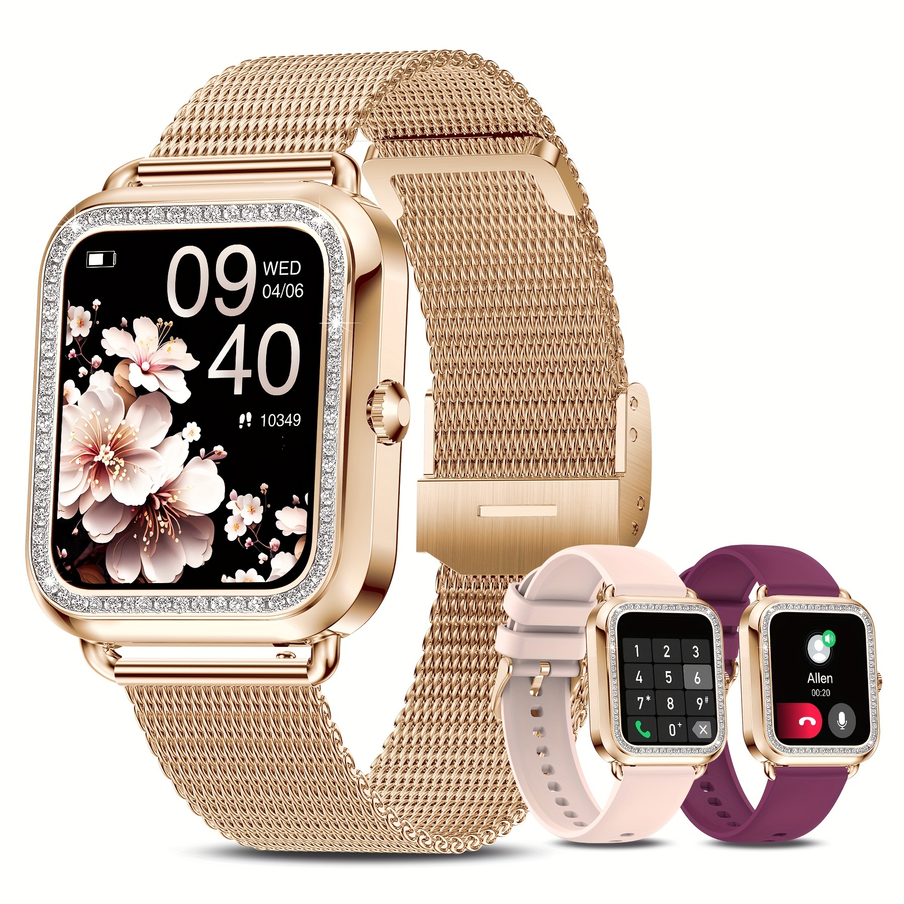 

Women's Fashion Wearable Smartwatch (answer/dial) And For Smartwatch Fitness Watch, Ai Voice Function