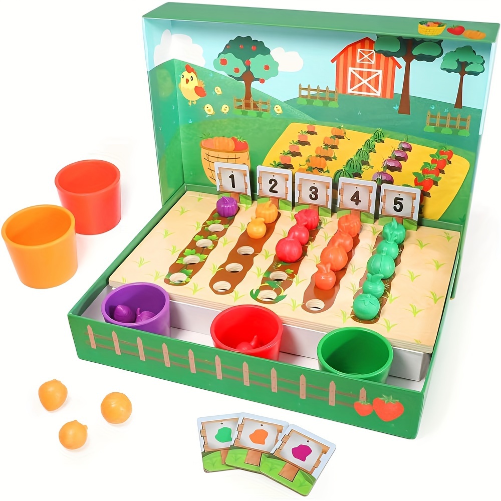 Educational Toy Wooden Classic Montessori Stimulate Creative - Temu