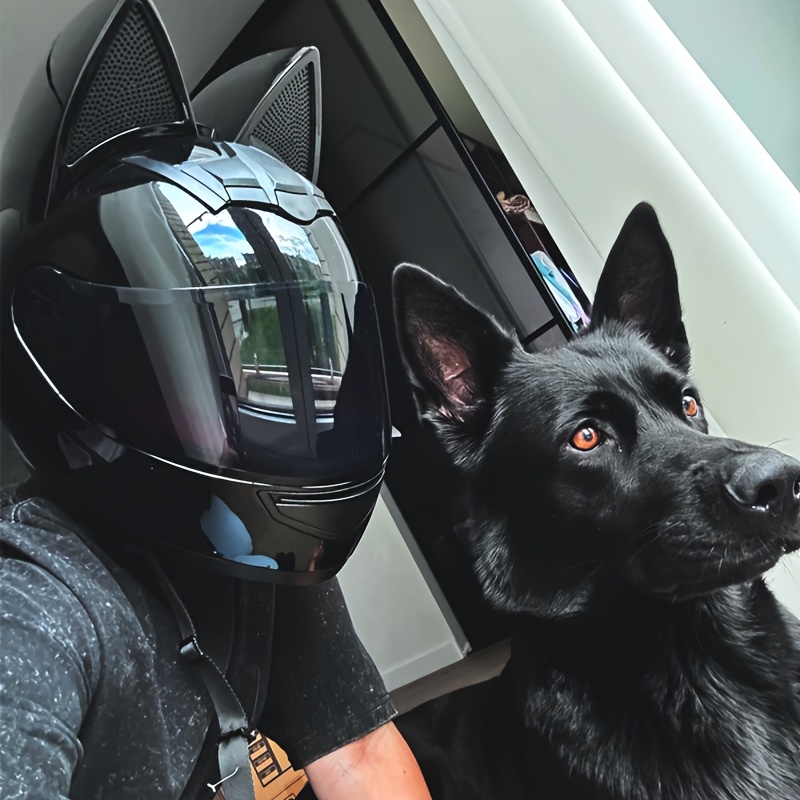 motorcycle cat ears bow dark style black kawaii anime riding - Temu Bahrain
