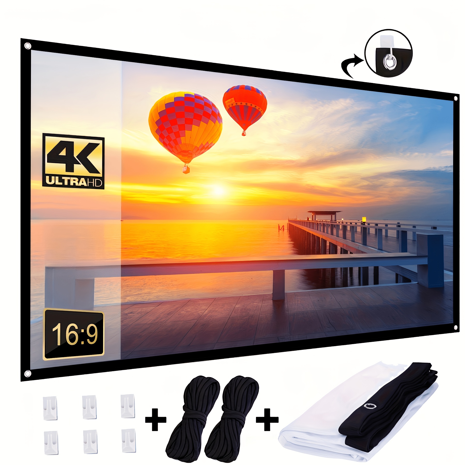 the 72 inch portable screen is lightweight and easy to carry making it suitable for outdoor activities and temporary meetings it requires no   setup and       and anywher