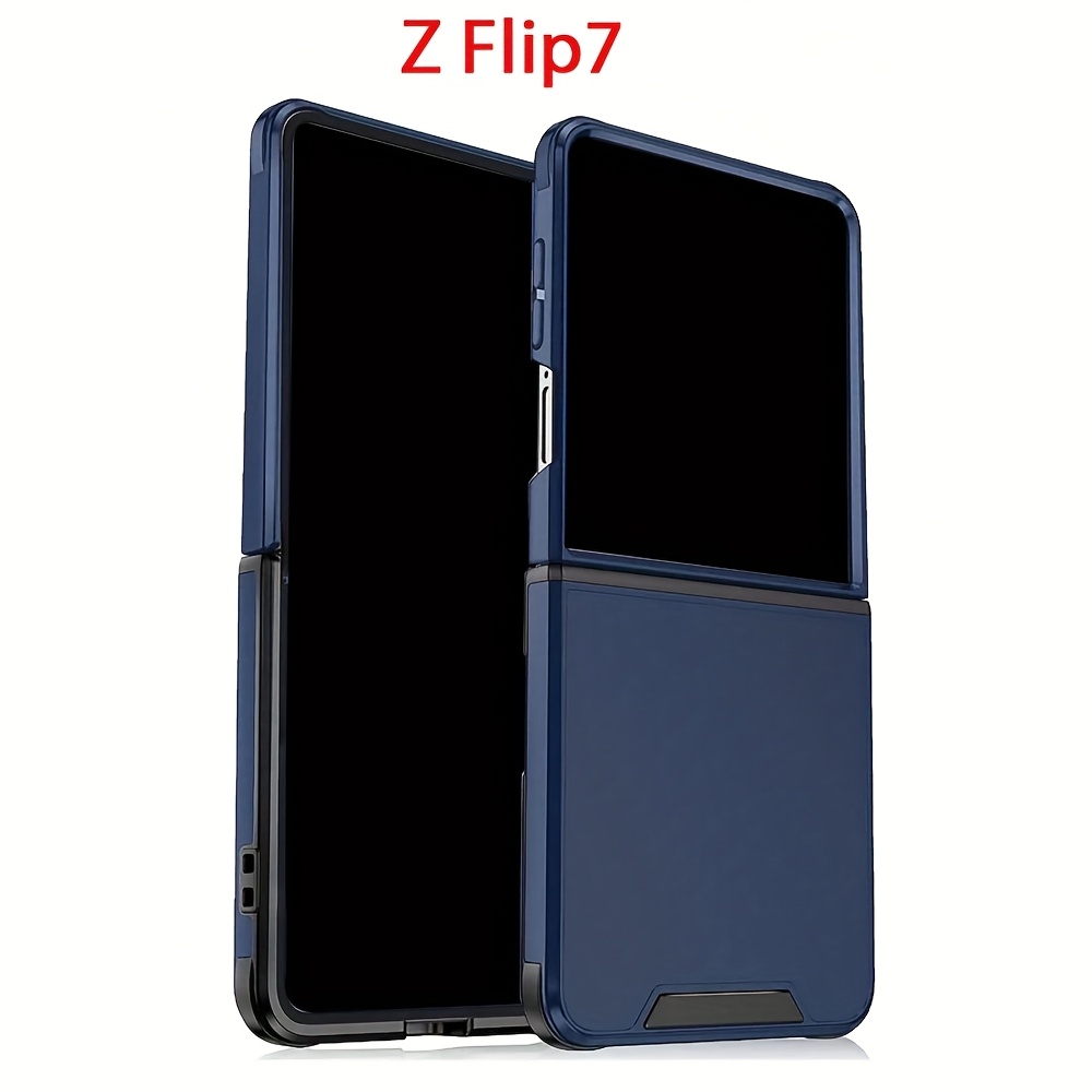 TEMU Phone Case - Luxury Magnetic Shockproof Armor Protection Case For For Galaxy Z Flip 6 5 4 5g Z Wireless Cover