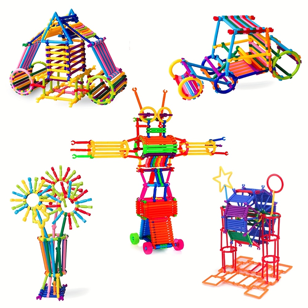 100-Pcs Magic Wand Building Blocks, STEM Toy Set