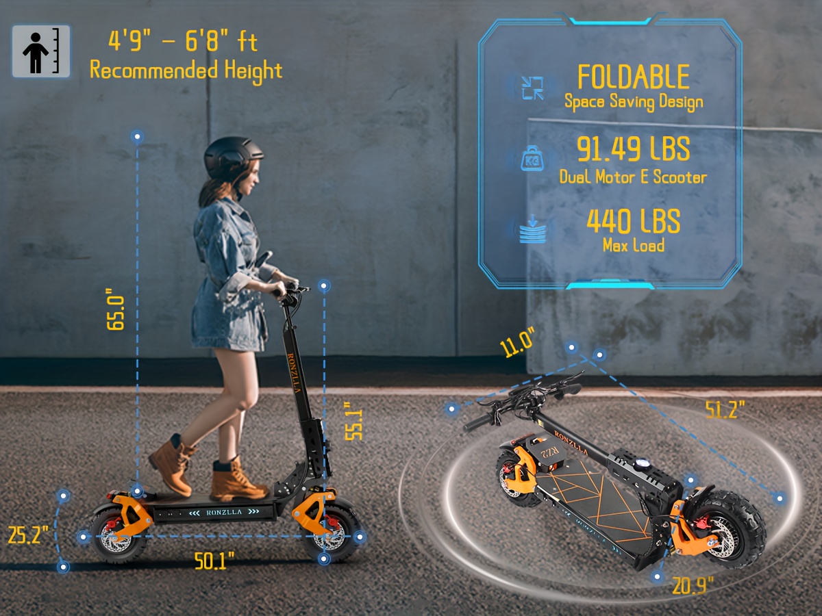 fast electric scooter with 60v 19 11 inch off road all terrain tires high speed powerful dual motor 50 60 miles long range for adults ideal for commuting design for   city adventure riding   solution     Product details 17