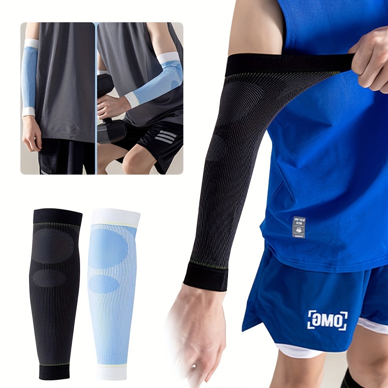 Padded Elbow Forearm Sleeves Compression Arm Protective - Temu United Arab  Emirates