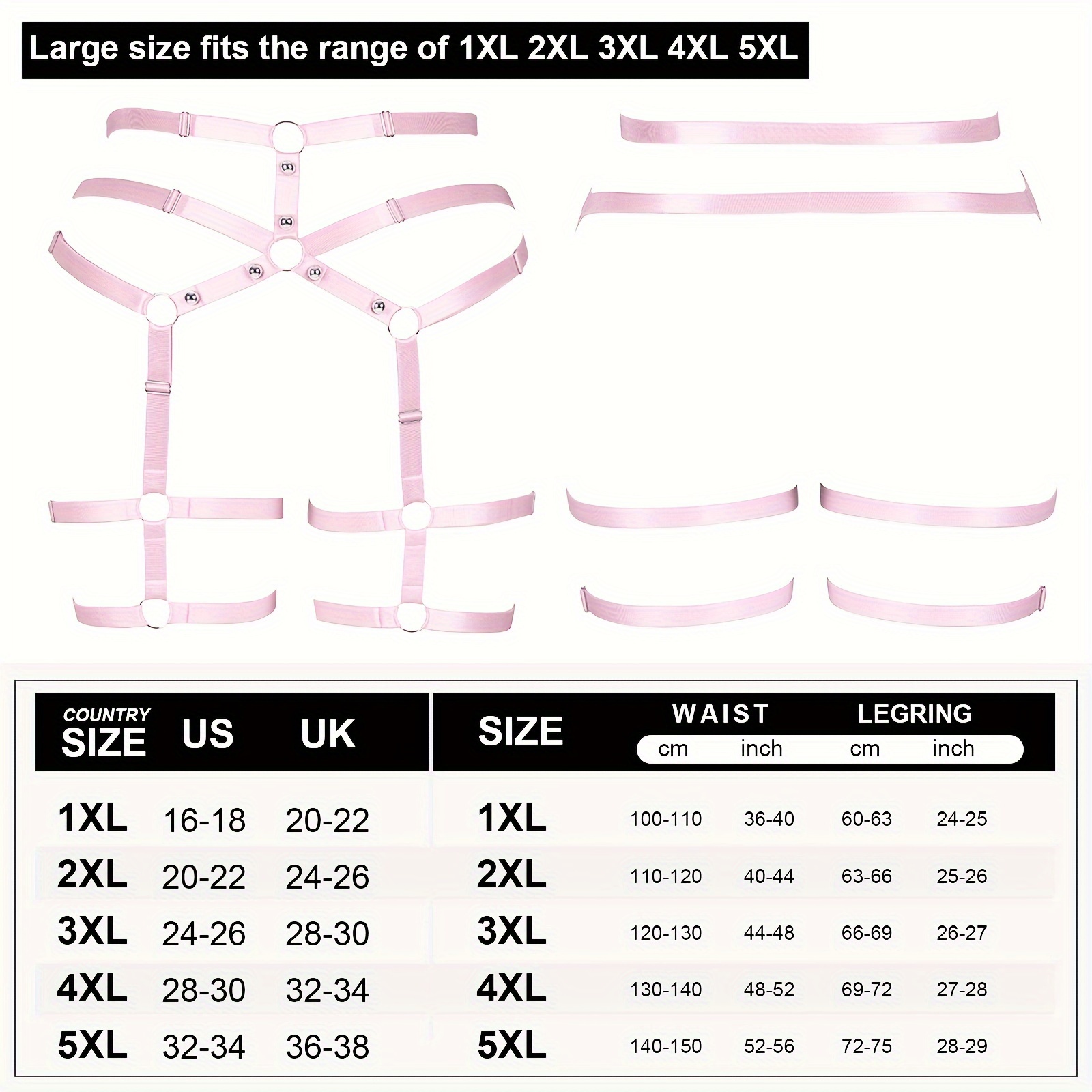 victoria secret garter belt size chart Signature Suspender Belt S / White main image 0