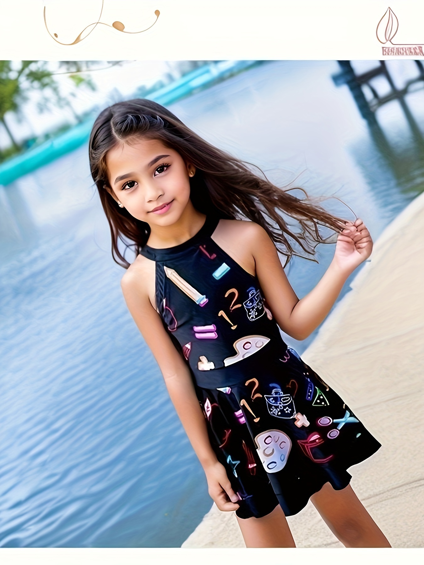 Kids Dress Swimsuit - Temu Australia