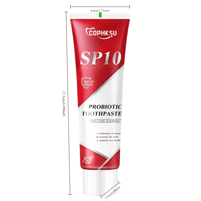 SP10 Probiotic Toothpaste: Brighten Your Smile, Reduce Stains, And Promote Oral Health