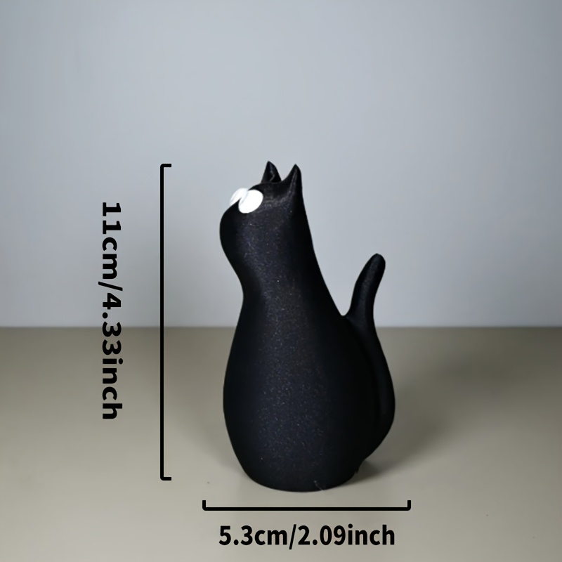 Image of 1pc 3d Printed Large- Cat Vase, With A Cute Cat-shaped Design, Suitable For Home Decoration, Office Desk Decoration, Home Statue Ornaments, Party Gifts, Christmas And Thanksgiving