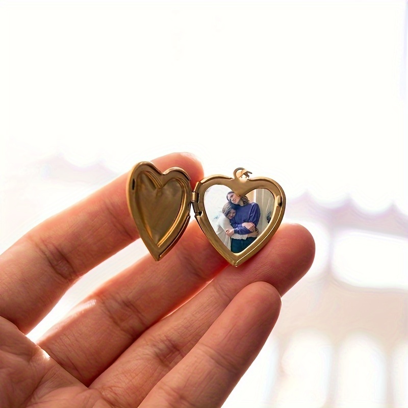 Collana Con Foto Personalizzata A Proiezione Segreta – In Acciaio 316L O Argento 925, Idea Regalo Per San Valentino, Anniversario, Per Lei O Amica