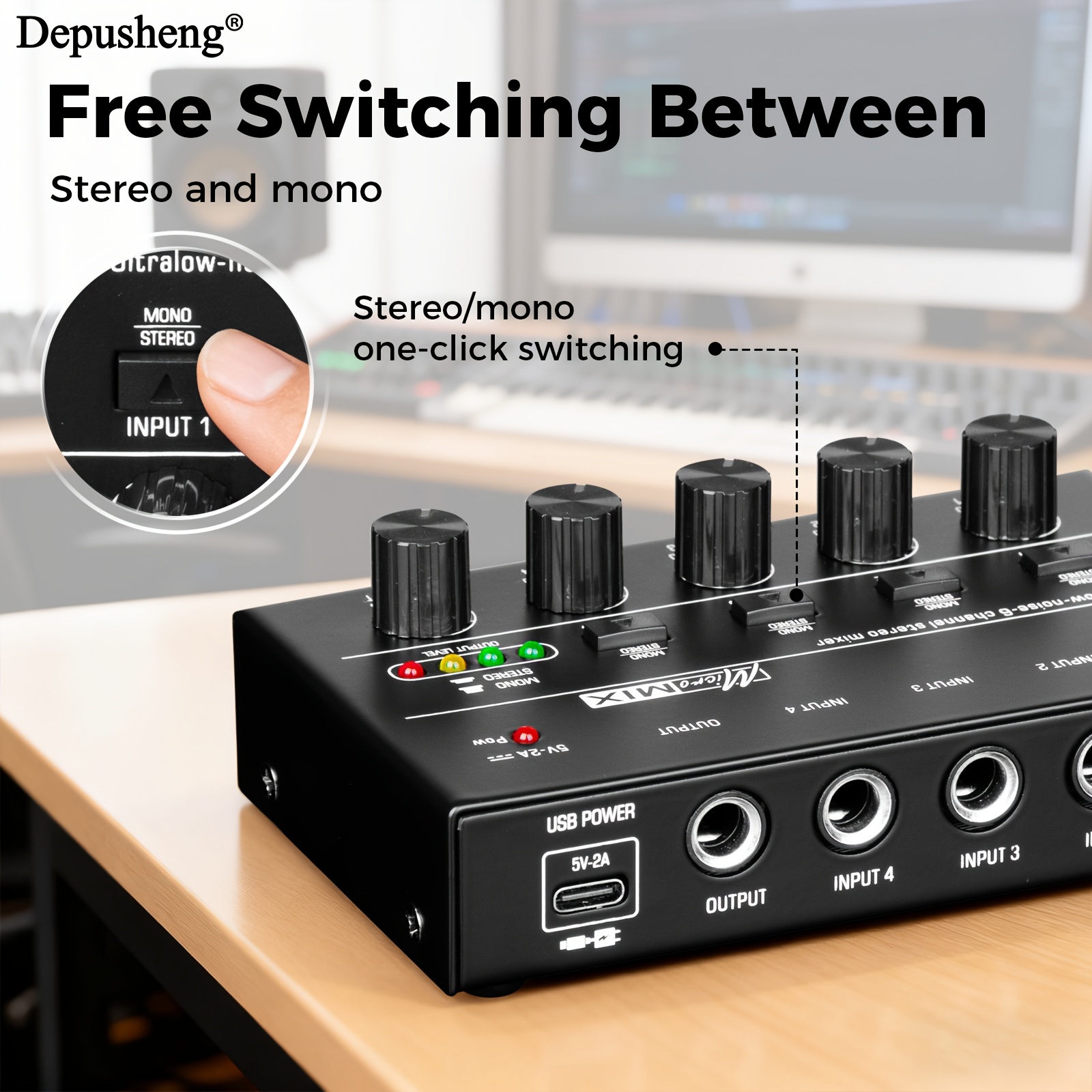 usb audio interface sold on Temu Australia