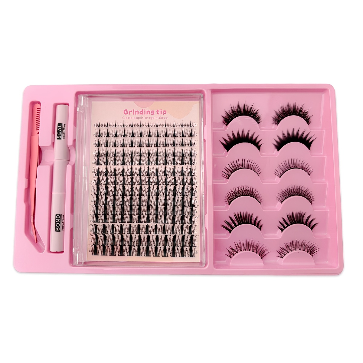 Image of False Eyelash Set, Eyelash Extension Tool, European And With 6 Different Styles Of Eyelashes, Women' Lashes, Christmas Gift