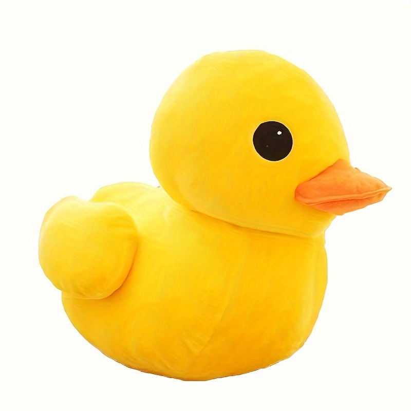 Juguete de peluche de pato amarillo de Lalafanfan Cafe de  dibujos animados de peluche suave Kawaii Duck Doll Animal Pillow Girl  Regalo de Año Nuevo para niños Z : Juguetes y