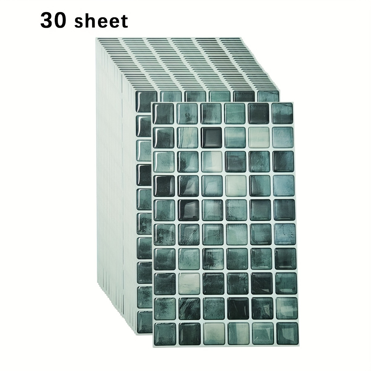 10/30pcs Self-adhesive Wall Stickers, Christmas Decorations, Waterproof And Heat-resistant Kitchen Backsplash, Bathroom, Living Room, Rv Wall Renovation
